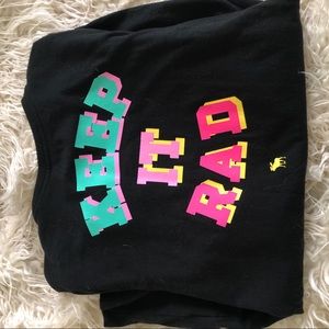 abercrombie kids black checkered long sleeve shirt